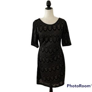 Jessica Howard Lace Print Dress